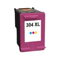 Naplnka HP 304XL N9K07AE - barevná kompatibilní cartridge