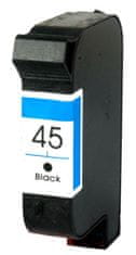 Naplnka HP 45 - černá kompatibilní cartridge (51645A)
