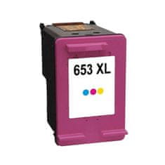 Naplnka HP 653 XL - Barevná kompatibilní cartridge 3YM74AE