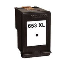 Naplnka HP 653 XL - Černá kompatibilní cartridge 3YM75AE