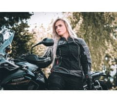 NAZRAN Dámská bunda na moto California 2.0 black/grey Tech-air compatible vel. L