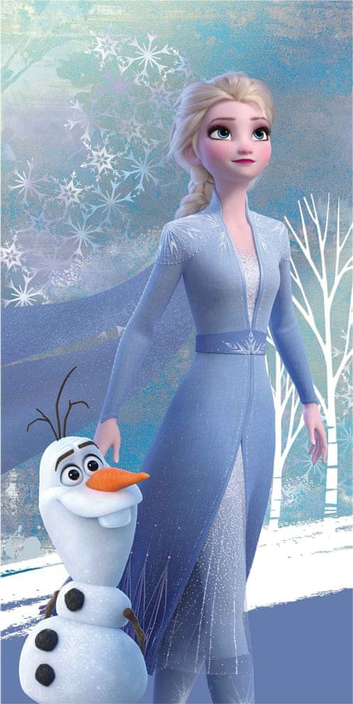 Carbotex Dětská osuška Ledové Království Elsa a Olaf
