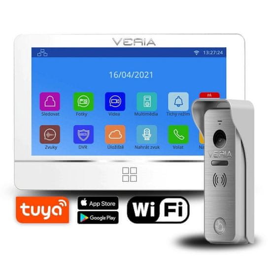 Veria WiFi Videozvonek 8277B-W+831 (2-WIRE)