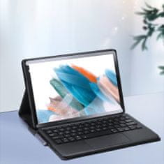 Dux Ducis Wireless Keyboard pouzdro s klávesnicí na Samsung Galaxy Tab A8 10.5'' 2021, černé