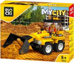 Blocki Blocki stavebnice MyCity Buldozer kompatibilní 88 dílů