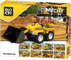 Blocki Blocki stavebnice MyCity Buldozer kompatibilní 88 dílů