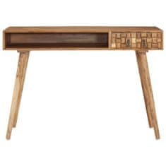 shumee Psací stůl 115 x 50 x 76 cm masivní akáciové dřevo