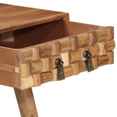 shumee Psací stůl 115 x 50 x 76 cm masivní akáciové dřevo