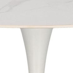Intesi Kulatý stůl Simplet Skinny Premium Stone White