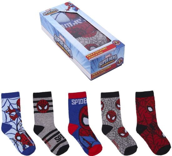 Disney chlapecký 5pack ponožek Spiderman 2200007418