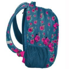 Paso Školní batoh Barbie Růžové květy
