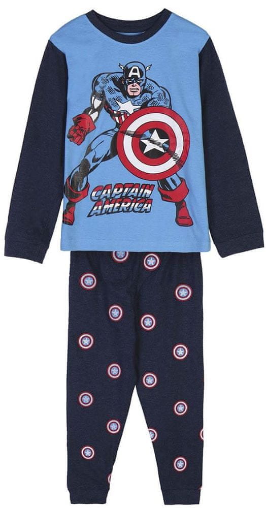 Levně Disney chlapecké pyžamo Captain America 2900000108 tmavě modrá 104