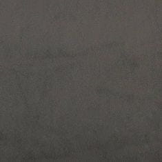 Vidaxl Lavice tmavě šedá 70 x 30 x 30 cm samet