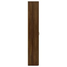 Greatstore Kancelářská skříň hnědý dub 60 x 32 x 190 cm kompozitní dřevo