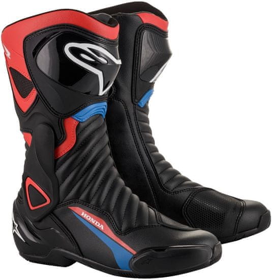 Alpinestars boty SMX-6 v2 Honda černo-modro-bílo-červené