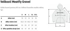 MEATFLY mikina GRAVEL Technical heather černo-šedá M