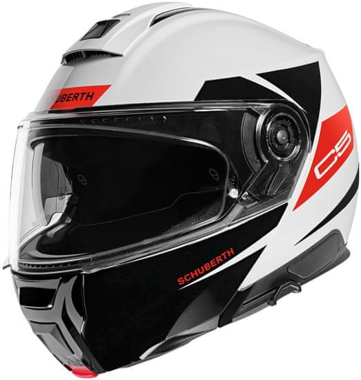 Schuberth Helmets přilba C5 Eclipse černo-bílo-červená