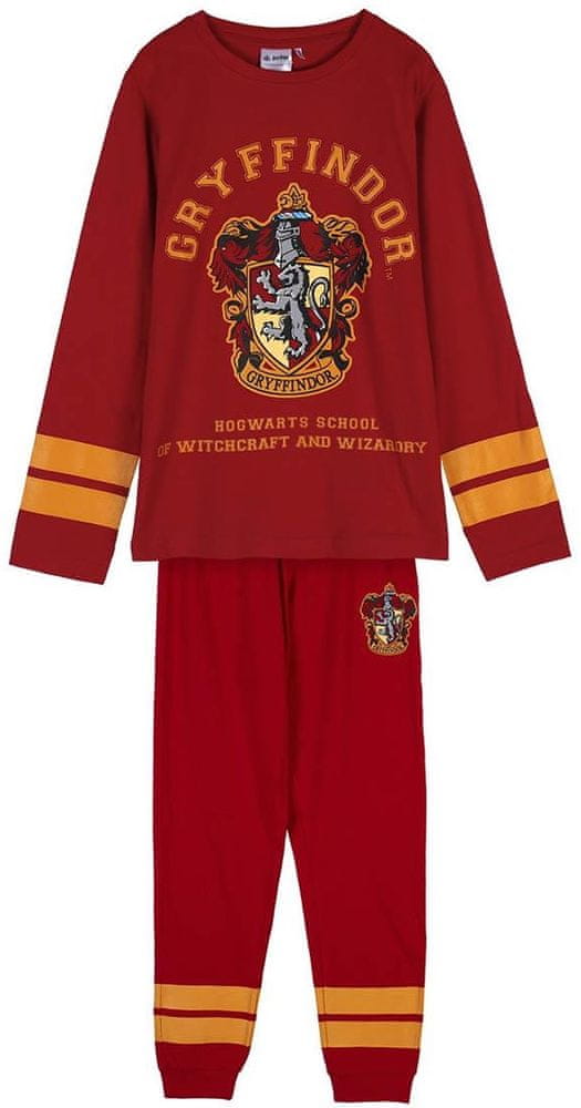Levně Disney dětské pyžamo Harry Potter 2900000128 červená 158