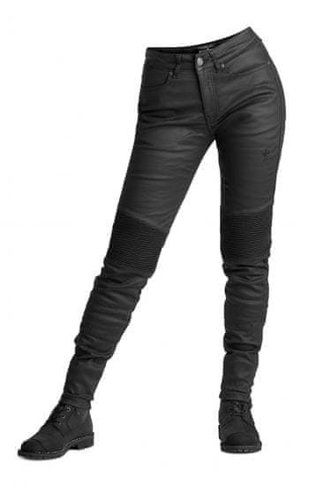 PANDO MOTO kalhoty jeans KUSARI KEV 02 Long dámské černé