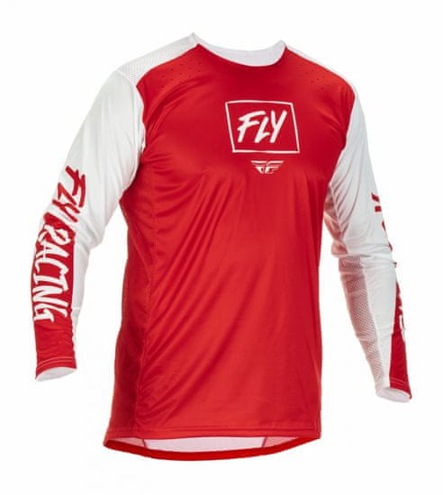 Fly Racing dres LITE bílo-červený