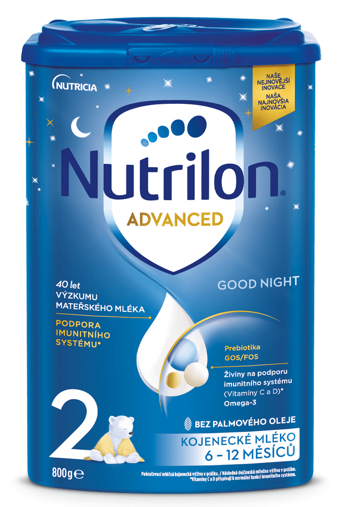 Levně Nutrilon 2 Good Night pokračovací kojenecké mléko 800g, 6+