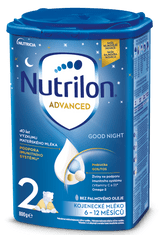 Nutrilon 2 Good Night pokračovací kojenecké mléko 800g, 6+