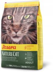 Josera NatureCat 10 kg granule pro kočky bez obilovin s drůbežím masem a lososem
