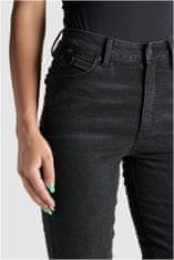 PANDO MOTO kalhoty jeans KUSARI COR 01 Long dámské washed černé 30