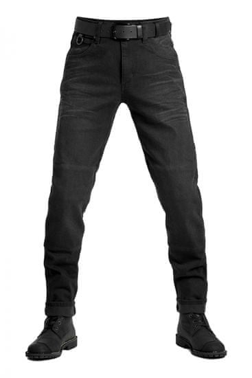 PANDO MOTO kalhoty jeans BOSS DYN 01 Long černé