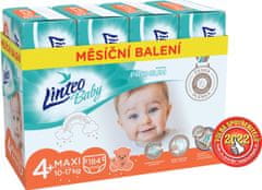 LINTEO Plenky Baby Prémium MAXI+ (10-17 kg) 184 ks