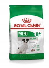 Royal Canin Mini Adult 8+ granule pro psy s rýží 8 kg