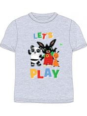 E plus M Chlapecké tričko s krátkým rukávem Zajíček Bing, Flop a Pando