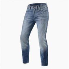 REV´IT! kalhoty jeans PISTON 2 SK Short medium used modro-šedé 32