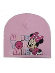 SETINO Dívčí jarní / podzimní čepice Minnie Mouse - Disney - sv. růžová