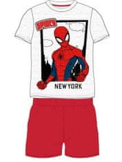 E plus M Chlapecké letní pyžamo Spiderman New York - červené