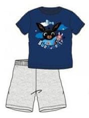 Sun City Chlapecké letní bavlněné pyžamo zajíček Bing - modré 5-6 let