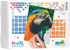 Pixelhobby Diamantové malování - sada 4 základních desek - Papoušek