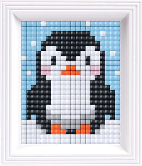 Pixelhobby Diamantové malování s rámečkem - tučňák