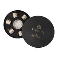 Rosenthal Versace ROSENTHAL VERSACE VIRTUS GALA WHITE Set šálků na Espresso s podšálkem 6 ks