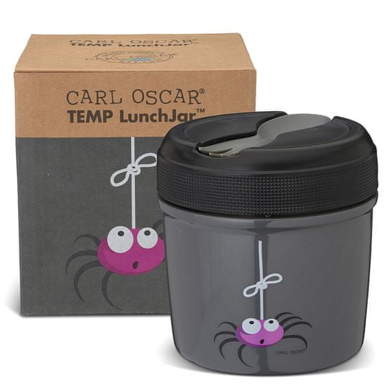Carl Oscar Dětská termoska na jídlo LunchJar 0,5 l - šedá