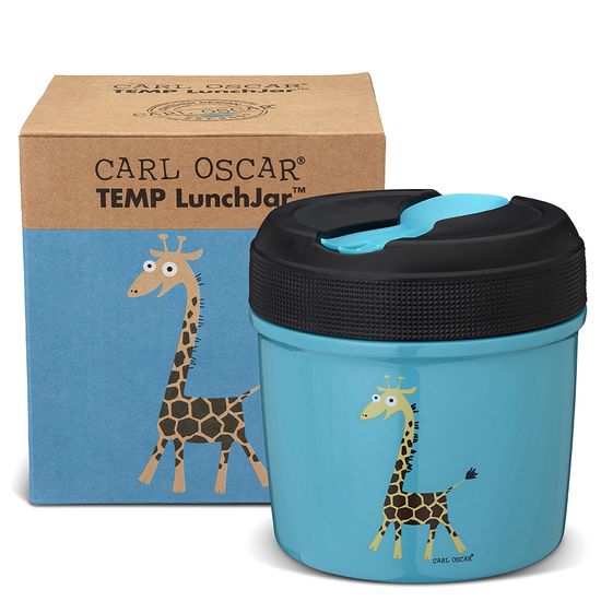 Carl Oscar Dětská termoska na jídlo LunchJar 0,5 l - tyrkysová