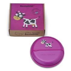 Svačinový box pro děti BentoDISC - fialová