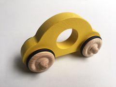 Fraise et Bois Malé dřevěné autíčko Anatole - žluté
