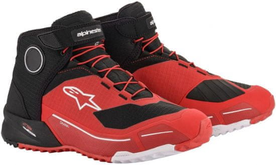 Alpinestars boty CR-X Drystar černo-bílo-červené