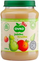 OVKO Bio hrušková s jablky 190 g