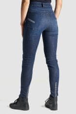 PANDO MOTO kalhoty jeans KUSARI COR 02 dámské washed modré 28