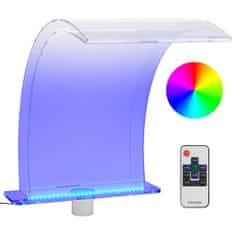 Petromila Bazénová fontána s RGB LED osvětlením akryl 50 cm