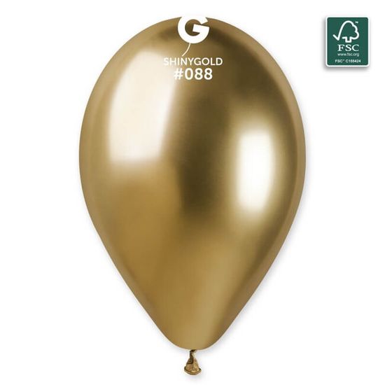 Gemar Balónky saténové zlaté 33cm 50ks