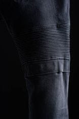 PANDO MOTO kalhoty jeans KARL DEVIL 9 Extra short washed černé 30