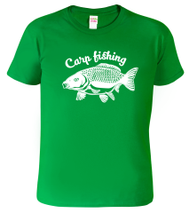 Hobbytriko Rybářské tričko - Carp Fishing Barva: Středně zelená (16), Velikost: L
